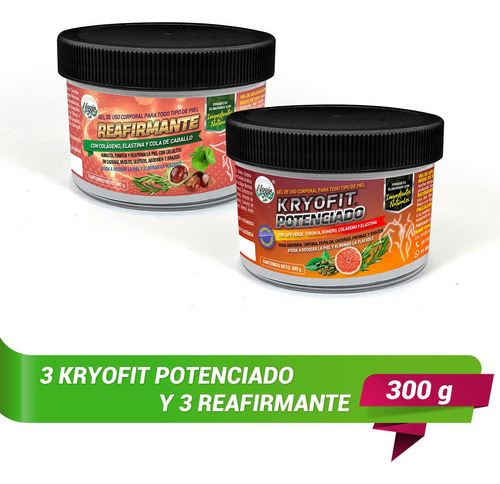 Gel Kryofit Potenciado Reductor Abdomen Panza Y Reafirmante