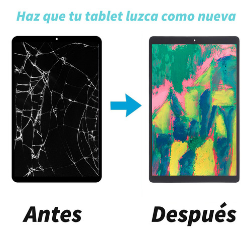 Pantalla Táctil Lcd Para Samsung Galaxy Tab A 10.1 2019 SM-T510 SM-T515 Negro