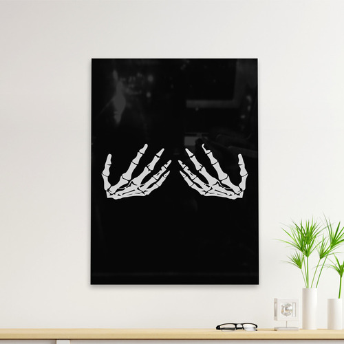 Cuadro Deco Skeleton Hands (d0668 Boleto.store)