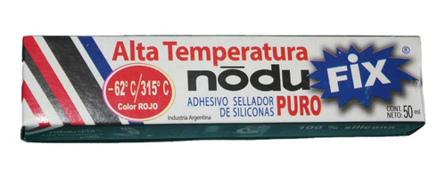 Adhesivo Sellador Nodulo Nodufix X 50cc Alta Temp Rojo 32708