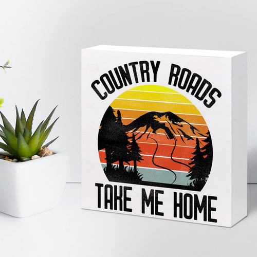 Letrero De Madera Retro Vintage Con Texto En Inglés «take Me