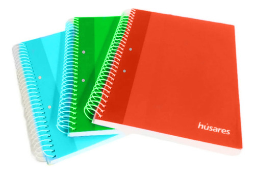 Pack X 3 Cuadernos A4 Universitario Husares Trendy 80 Hojas