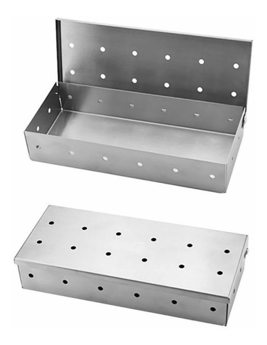 Caixa Smoker Box 100% Aço Inox - Defumador Churrasqueira 