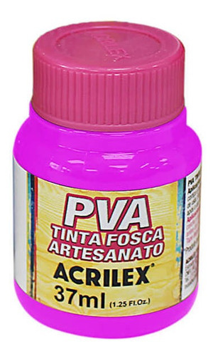 Tinta Fosca Artesanato Pva 37ml - Magenta 549 - Acrilex