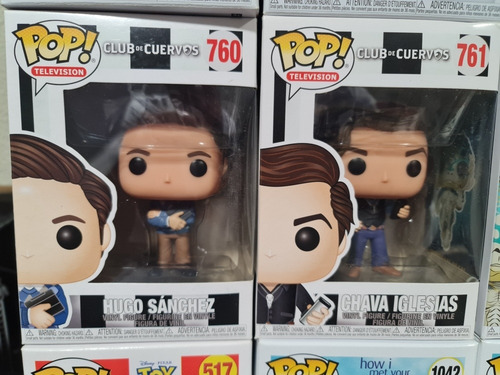 Club De Cuervos Funko Pop Chava Iglesias 761 Y Hugo 760