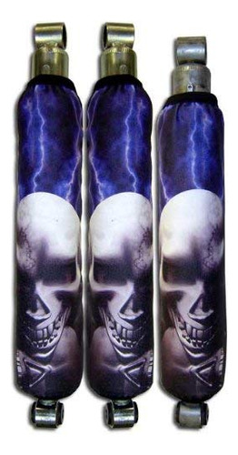 Funda Choque Para Yamaha Raptor 660 700 Blue Skull Pile