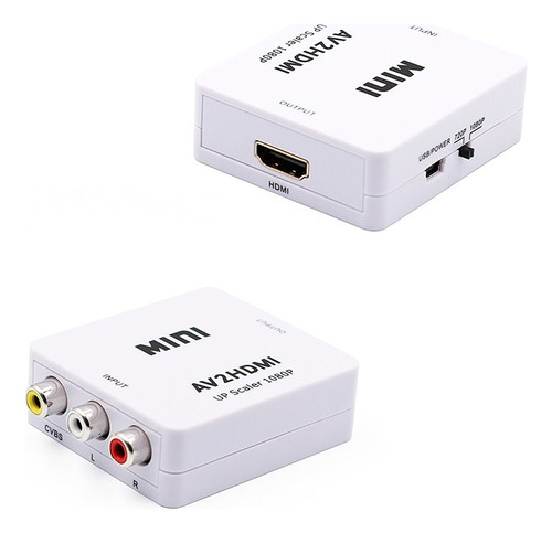 Adaptador Convertidor Rca A Hdmi Con Audio 1080p