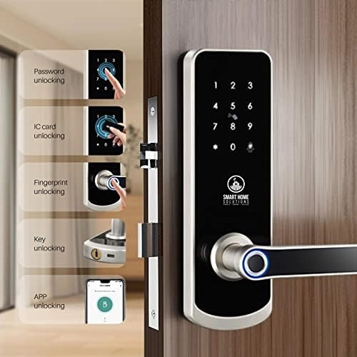 Biometric Ip65 Fingerprint Smart Home Solutions Wifi Door Lo