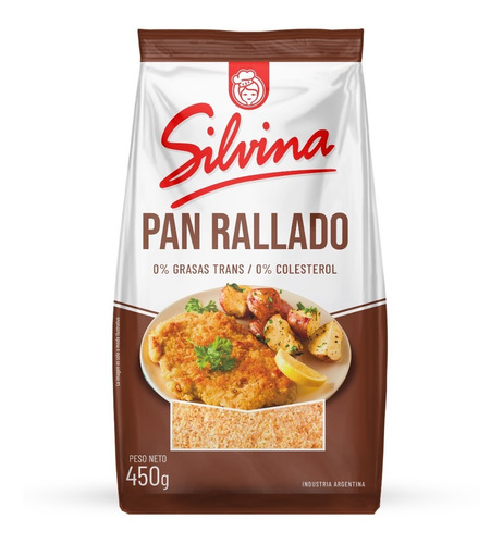 Pan Rallado Silvina Pack 12x450gr. Directo De Fabrica