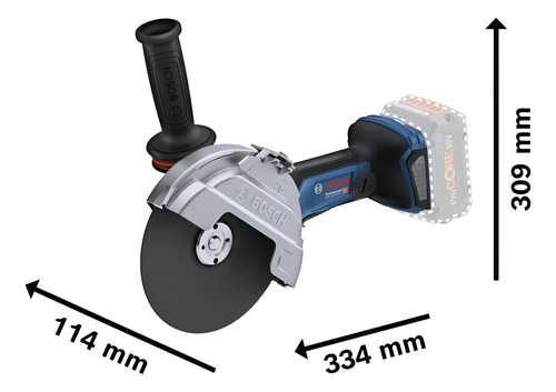 Esmeril Angular 18v Bosch Gws 18v-180 Sin Batería