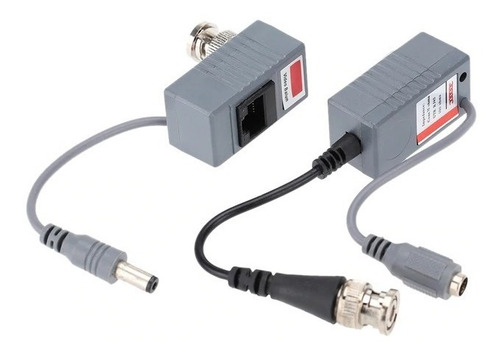 2 Video Balun Rj45 Camara Turbo Hd Tvi Hd Cvi Ahd 720p 1080p