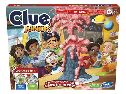 Clue Junior Gameboard, 2 Juegos En 1, Juego De Misterio De .