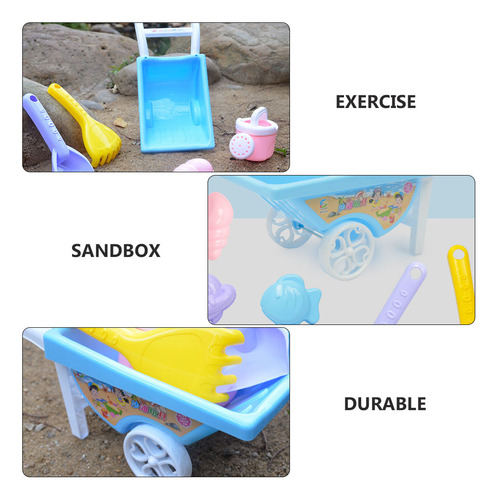 1 Juego De 7 Juguetes De Playa Para Niños Pequeños, Divertid