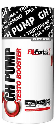 Gh Pump Testo Booster 60 Caps  Fn Forbis  Zma  Triptofano Sabor Sem Sabor