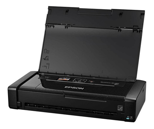 Imagen 2 de 4 de Impresora a color simple función Epson WorkForce WF-100 con wifi negra 100V/240V