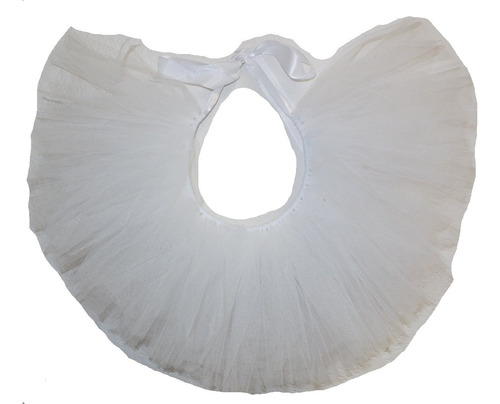 Fabricado En Ee. Uu. Color Blanco Tul Tutu Para Perros, Xl, 