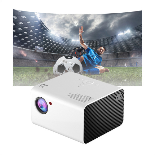 Mini Projetor De Imagem Touyinger H5 4500 Lumens Full HD Portatil 127/220V Cor Branco