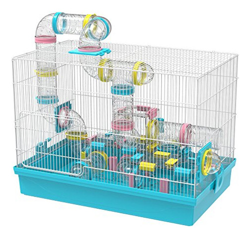 Gnb Pet Hamster Super Grande Diy 20 X12 X15'' Habitat De Jau