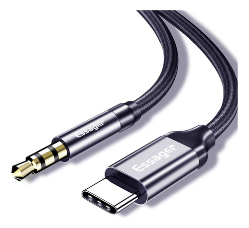 Cable Adaptador Tipo C A 3.5mm Auxiliar Chip Dac Hifi Pro