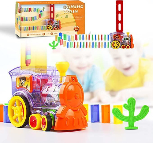 140 Piezas Domino Train Car Toy Mega Pack Dominó Para Niños
