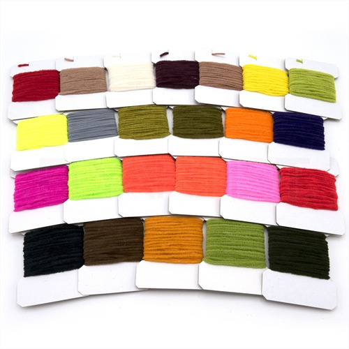 Material Atado De Moscas Chenille Antron Medium Colores