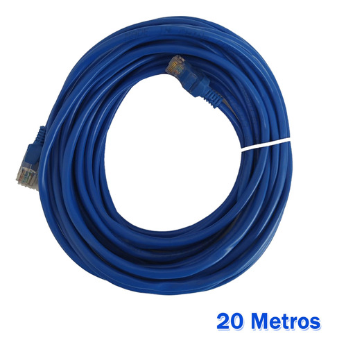 Cabos De Rede Patch Cord Rj45 Cat5e 20 Metros Le-306