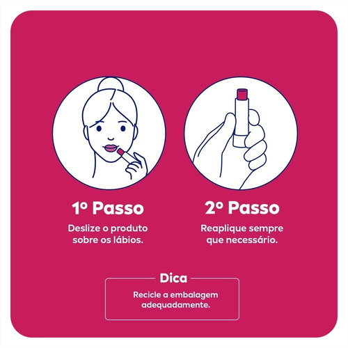 Imagem 5 de 9 de Protetor Labial Nivea Cereja Shine 4,8g