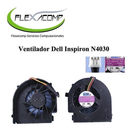 Ventilador Dell Inspiron N4030  Envio Gratis Flexacomp