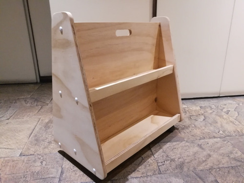 Imagen 4 de 5 de Librero Montessori Color Madera.