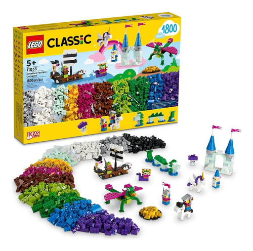 Set De Construccion Lego Classic Fantasia 11033 /1800 Piezas
