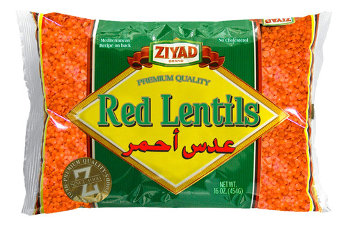 Ziyad Lentejas Rojas Gourmet, Superalimentos, Granos Antiguo