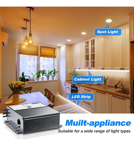 Driver Led Regulable De 60 W Y 12 V Atenuador Lutron Y ...