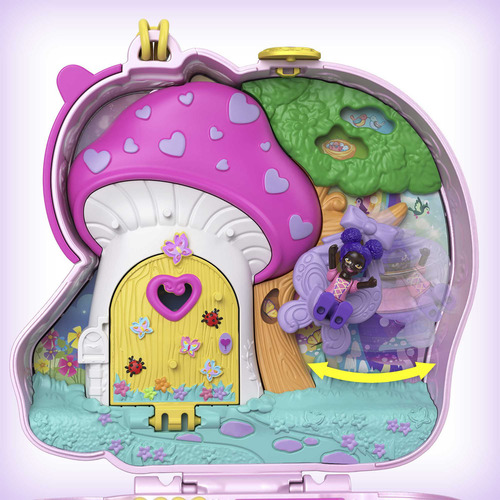 Fiesta de té con microunicornios Polly Pocket, Mattel