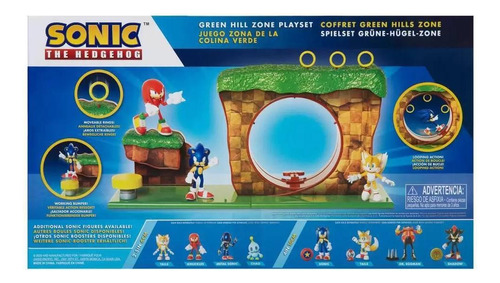 Brinquedo Cenario Sonic Green Hill Fase 1 Candide 3403