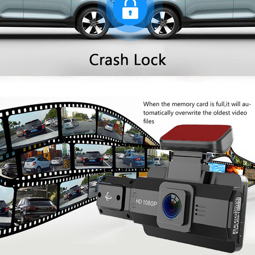 Dash Camera Car Cam Loop Auto Video Recorder Dual