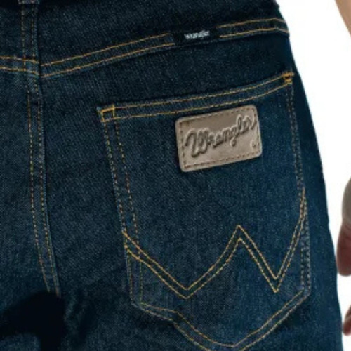 Calça Wrangler Masculina Tradicional Com Elastano Azul 1101