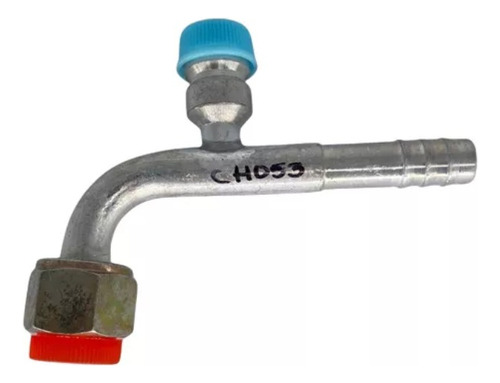 Conector O-ring 8/90° Hembra Con Toma De Carga Ch053