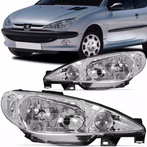 Imagen 1 de 5 de Juego Optica Peugeot 206 Xt 1.6 16v Parabola Doble Importada