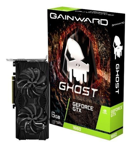 Imagen 1 de 3 de Tarjeta de video Nvidia Gainward Ghost GeForce GTX 16 Series GTX 1660 NE51660018J9-1161X 6GB