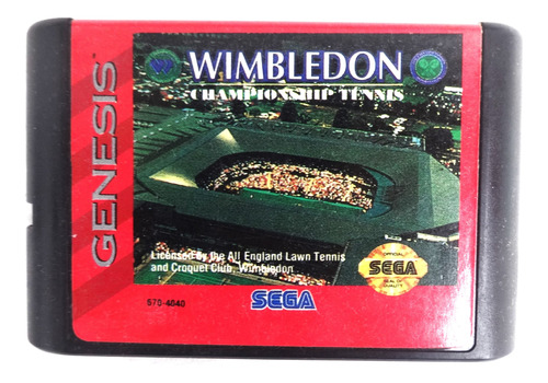 Wimbledon Championship Tennis Sega Genesis 1993 Cartucho