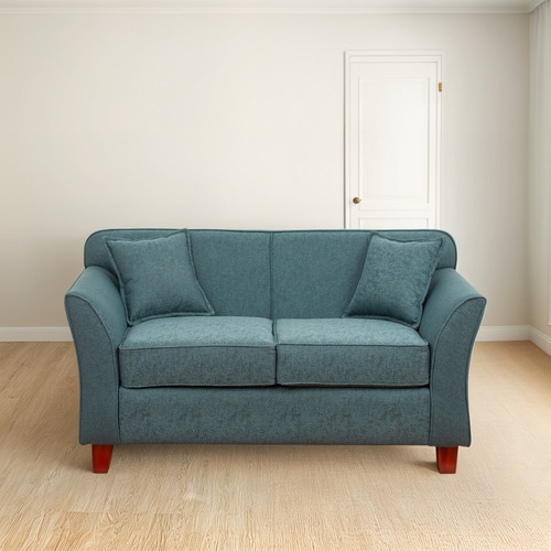Sofá Lady 2 Cuerpos Lino Sidelli A. Petróleo/muebles América