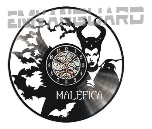 Reloj Malefica Vinilo Ideal Regalo Lleva El 2do Al 20% Off