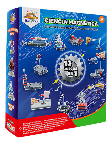 Juego De Ciencias Magnetico 12 Circuitos En 1 Techkids