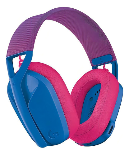Headset Gamer Sem Fio Logitech G435 LIGHTSPEED - Azul