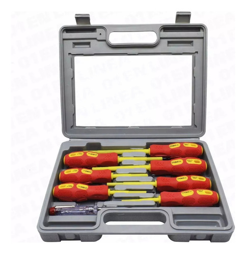 Set Destornilladores Aislados Electricidad 8 Piezas Tbcin