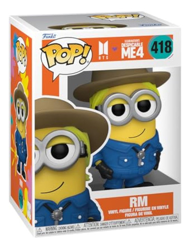 ¡funko Pop! Rocks: Minions X Bts - Rm - Bts +
