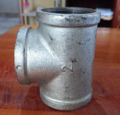 Tee De 2 X 2 X 2 Galvanizado, 1 Piezas, Marca V&k