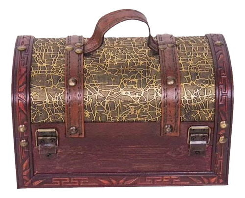 Estuche De Madera De Estilo Retro Contenedor De Madera
