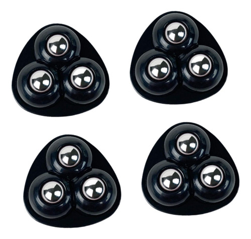 2 X 4 Piezas De Deslizadores De Ruedas Autoadhesivos Para