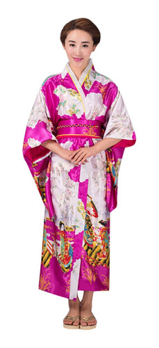 Foto De Vestido Japonés Tradicional Con Estampado De Bata Ti